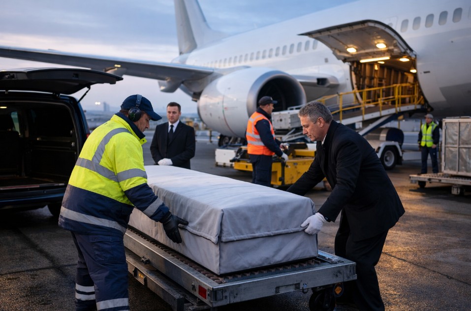 Rapatriement d’un corps par avion en soute : démarches, délais, prix et points à vérifier